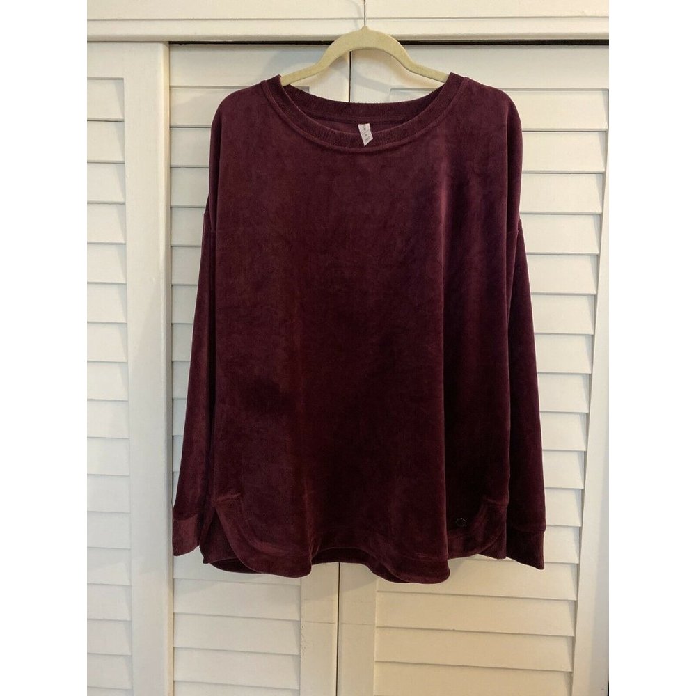 Ideology Performance Velour Pullover Sweatshirt - image 2